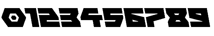 Cyberform Semi-Leftalic Font OTHER CHARS