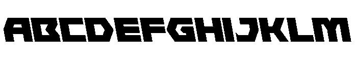 Cyberform Semi-Leftalic FONT