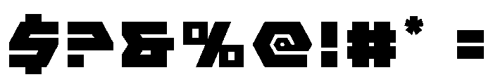 Cyberform Title Font OTHER CHARS