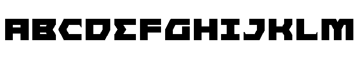 Cyberform Title Font UPPERCASE