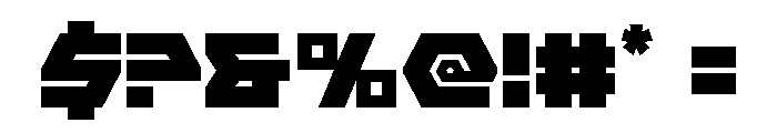 Cyberform Font OTHER CHARS