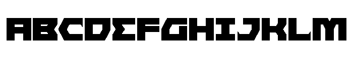 Cyberform Font UPPERCASE
