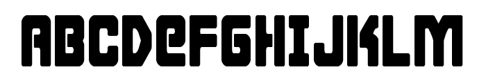Cyborg Rooster Condensed Font UPPERCASE