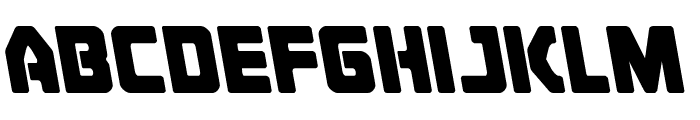 Cyborg Rooster Leftalic Font LOWERCASE