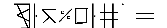 Cyboriez Font OTHER CHARS