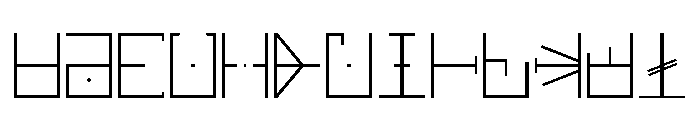 Cyboriez Font UPPERCASE