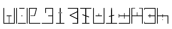 Cyboriez Font LOWERCASE