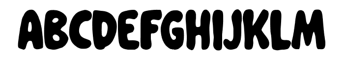 Cycha Cockie Regular Font UPPERCASE