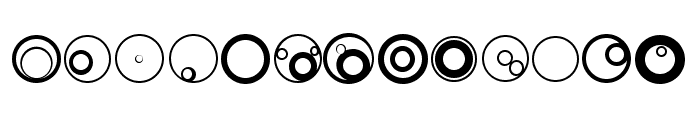 Cycles Regular Font LOWERCASE