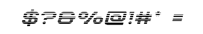 Cydonia Century Gradient Italic Font OTHER CHARS