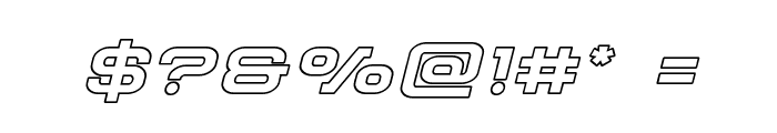 Cydonia Century Outline Italic Font OTHER CHARS