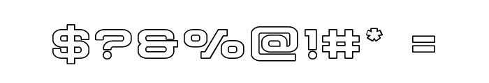 Cydonia Century Outline Font OTHER CHARS