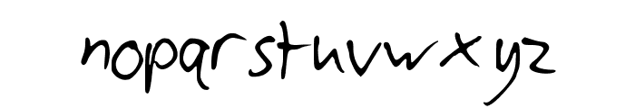 CyllsHandwriting Font LOWERCASE