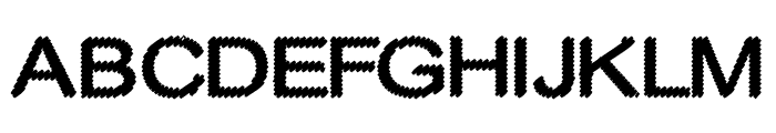 Cylonic Crossdraft Font UPPERCASE