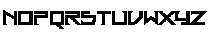 Cynosure Straight Font LOWERCASE