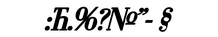 Cyrillic-Bold-Italic Font OTHER CHARS