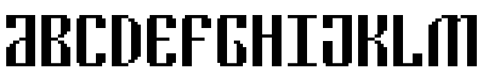 Cyrillic Pixel-7 Font UPPERCASE