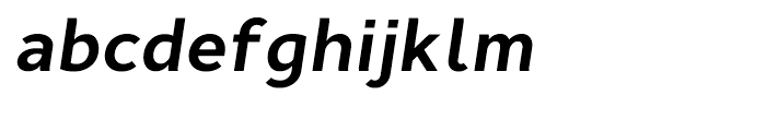 Cyntho Bold Italic Font LOWERCASE