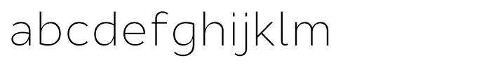 Cyntho ExtraLight Font LOWERCASE