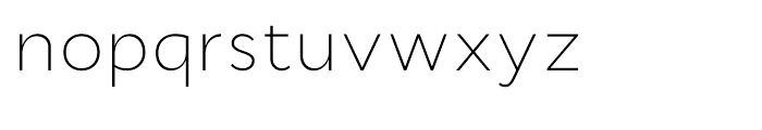Cyntho ExtraLight Font LOWERCASE