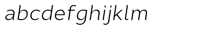 Cyntho Light Italic Font LOWERCASE