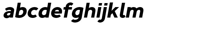 Cyntho Next ExtraBold Italic Font LOWERCASE