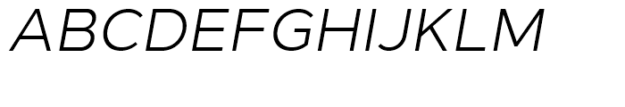 Cyntho Next Light Italic Font UPPERCASE