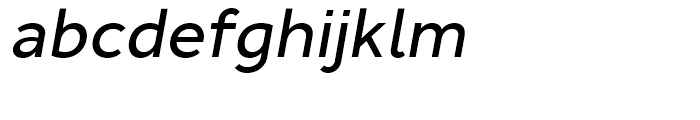 Cyntho Next Medium Italic Font LOWERCASE