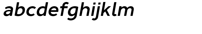 Cyntho Next SemiBold Italic Font LOWERCASE
