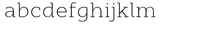Cyntho Next Slab ExtraLight Font LOWERCASE
