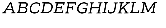 Cyntho Next Slab Italic Font UPPERCASE