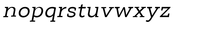 Cyntho Next Slab Italic Font LOWERCASE