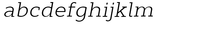 Cyntho Next Slab Light Italic Font LOWERCASE
