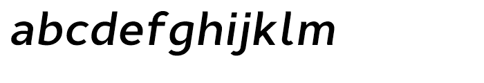 Cyntho SemiBold Italic Font LOWERCASE