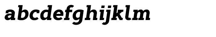 Cyntho Slab Black Italic Font LOWERCASE