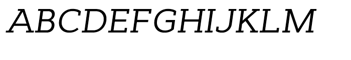 Cyntho Slab Italic Font UPPERCASE