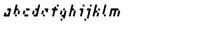 Cypher 3 Regular Italic Font LOWERCASE
