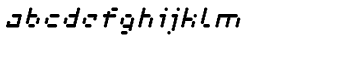 Cypher 4 Regular Italic Font LOWERCASE
