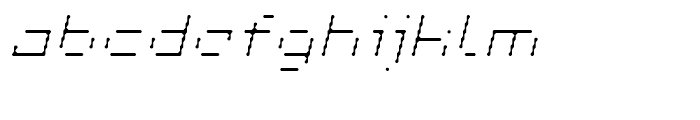 Cypher 5 Light Italic Font LOWERCASE
