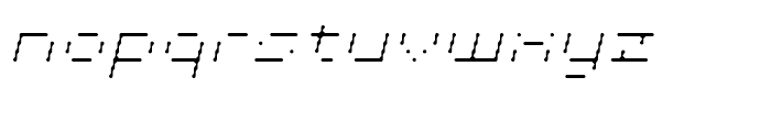 Cypher 5 Light Italic Font LOWERCASE