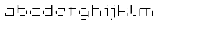 Cypher 5 Light Font LOWERCASE