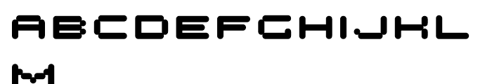 Cypher 7 Bold Font UPPERCASE