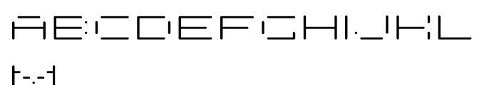 Cypher 7 Light Font UPPERCASE