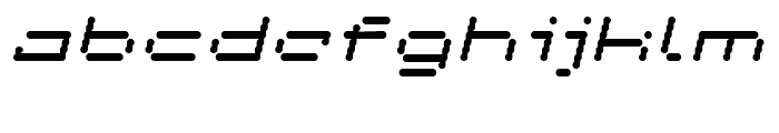 Cypher 7 Regular Italic Font LOWERCASE