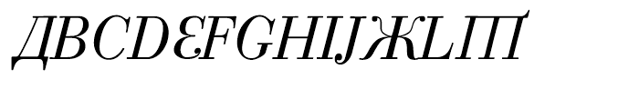 Cyrillic Latino Italic Font UPPERCASE