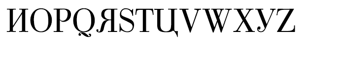 Cyrillic Latino Roman Font UPPERCASE