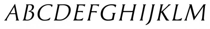 Cyan Italic Font UPPERCASE