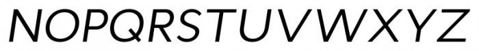 Cyntho Pro Italic Font UPPERCASE