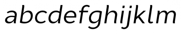 Cyntho Pro Italic Font LOWERCASE