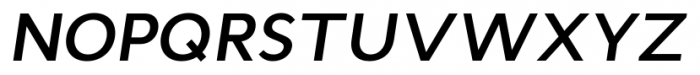 Cyntho Pro Semi Bold Italic Font UPPERCASE